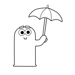 Kari 4 Treasure Champs Free Coloring Page for Kids