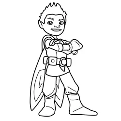 Tom Tree Fu Tom Free Coloring Page for Kids