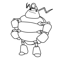 Tree Fu Tom Squirmtum Free Coloring Page for Kids