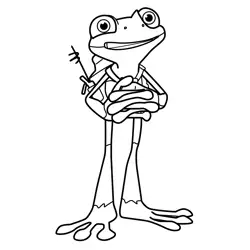 ZigZoo Tree Fu Tom Free Coloring Page for Kids