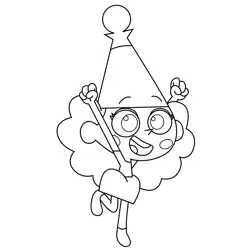 Sun Happy Trulli Tales Free Coloring Page for Kids