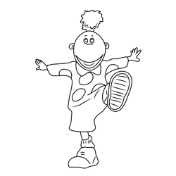 Cheerful Jake Free Coloring Page for Kids