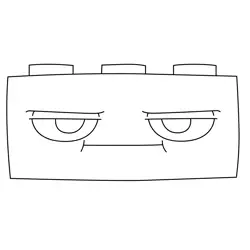 Angry Richard Unikitty Free Coloring Page for Kids