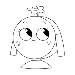 Diane Unikitty Free Coloring Page for Kids