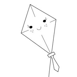 Kate Kite Unikitty Free Coloring Page for Kids