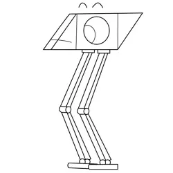 Leggy Bird Citizen Unikitty Free Coloring Page for Kids