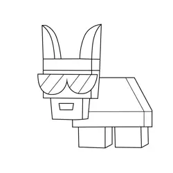 Piñata Citizen Unikitty Free Coloring Page for Kids