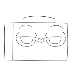 Richard as a Kid Unikitty Free Coloring Page for Kids