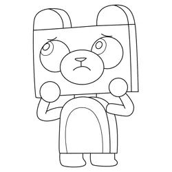 Theodore Unikitty Free Coloring Page for Kids