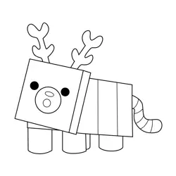 Tigerlope Unikitty Free Coloring Page for Kids