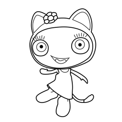 De Li Waybuloo Free Coloring Page for Kids