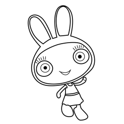 Lau Lau 1 Waybuloo Free Coloring Page for Kids