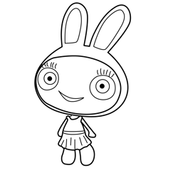 Lau Lau Waybuloo Free Coloring Page for Kids