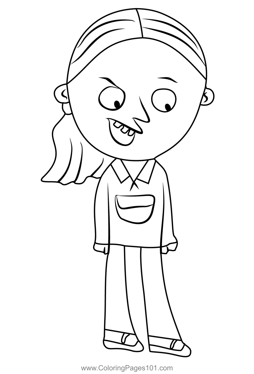 Allison From Wayside Coloring Page for Kids - Free Wayside Printable