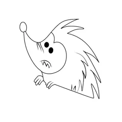 Fluffy From Wayside Free Coloring Page for Kids