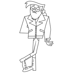 Goon From Wayside Free Coloring Page for Kids