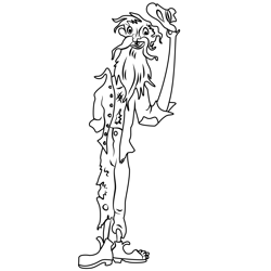 Hobo Bob From Wayside Free Coloring Page for Kids