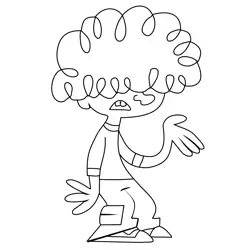 Joe From Wayside Free Coloring Page for Kids