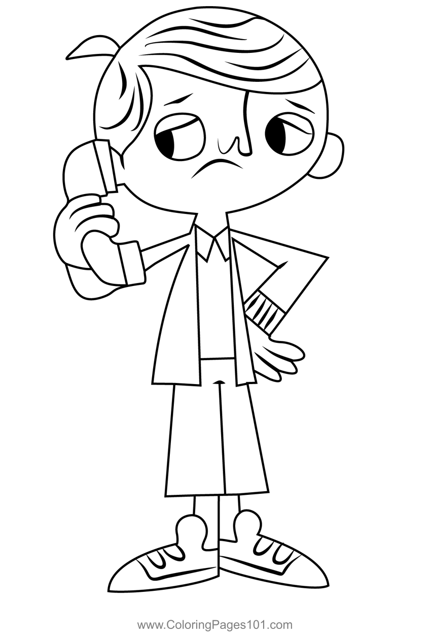 John From Wayside Coloring Page for Kids - Free Wayside Printable