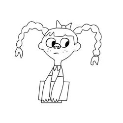 Leslie From Wayside Free Coloring Page for Kids