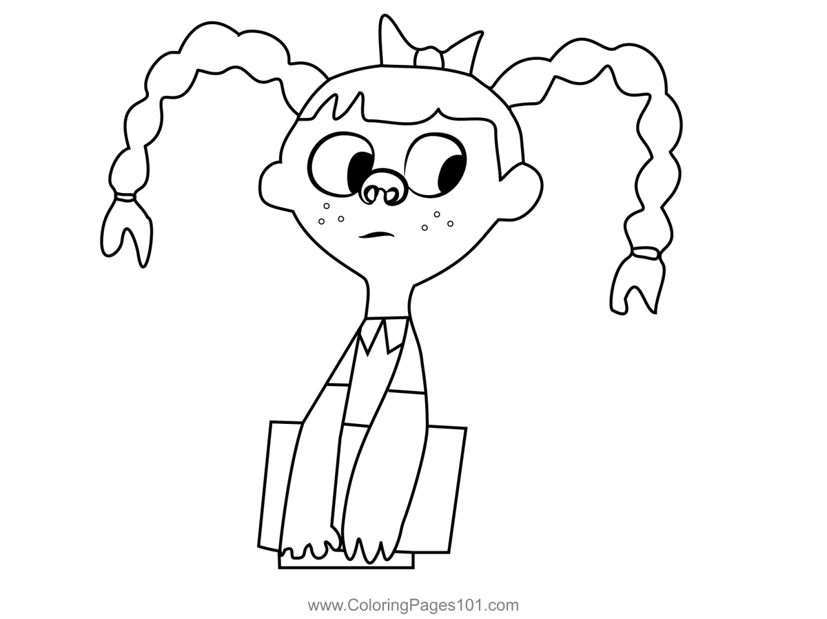 Leslie From Wayside Coloring Page for Kids - Free Wayside Printable