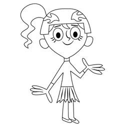 Maurecia From Wayside Free Coloring Page for Kids