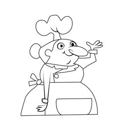 Miss Mush From Wayside Free Coloring Page for Kids