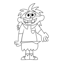 Rondi From Wayside Free Coloring Page for Kids