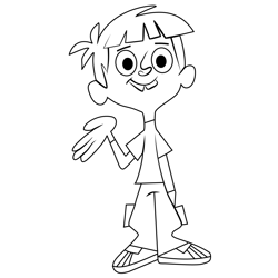Todd From Wayside Free Coloring Page for Kids