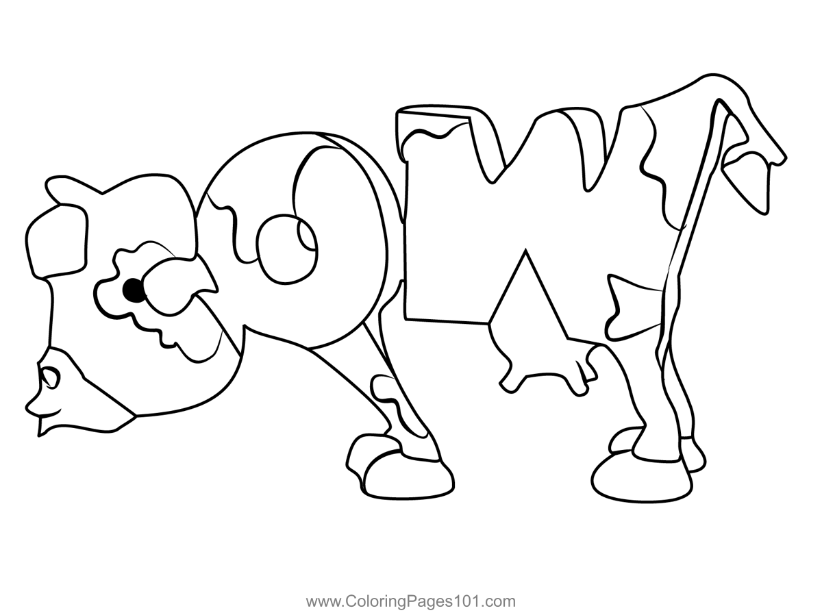 Cow From Wordworld
