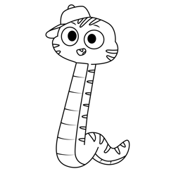 Benito Work It Out Wombats! Free Coloring Page for Kids