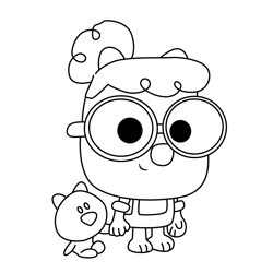 Child Work It Out Wombats! Free Coloring Page for Kids