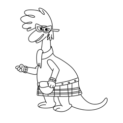 Leiko Work It Out Wombats! Free Coloring Page for Kids