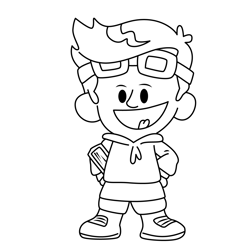 Edmund Hillary Xavier Riddle and the Secret Museum Free Coloring Page for Kids