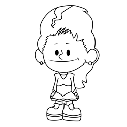 Kristi Yamaguchi Xavier Riddle and the Secret Museum Free Coloring Page for Kids