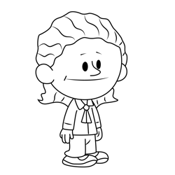 Temple Grandin Xavier Riddle and the Secret Museum Free Coloring Page for Kids