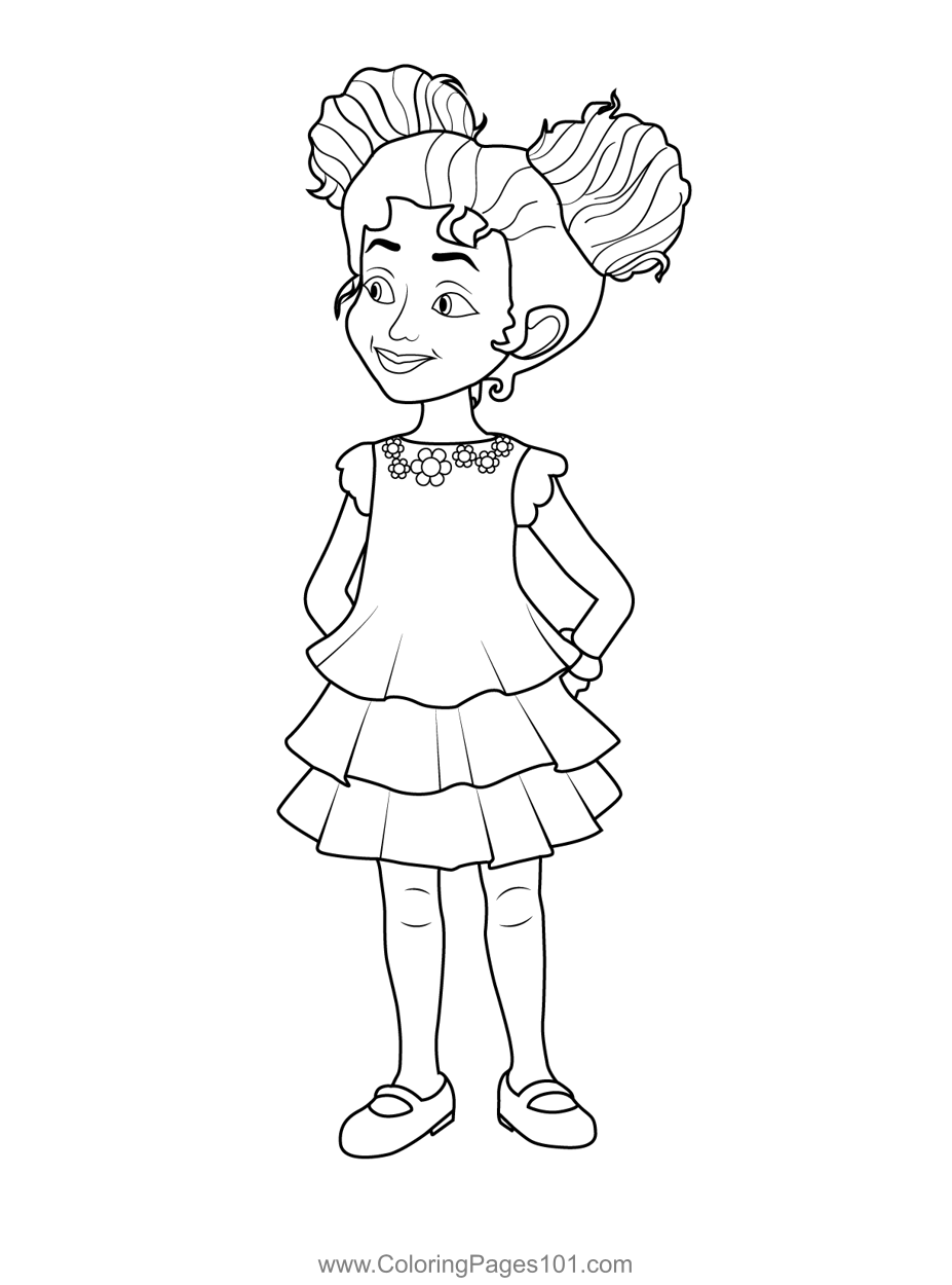 Fancy Nancy Clancy Coloring Page Drawing 1 - vrogue.co