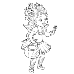 Nancy s Ghostly Halloween Fancy Nancy Clancy Free Coloring Page for Kids