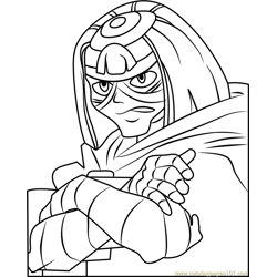 Cenotaph Beyblade Free Coloring Page for Kids