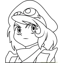 Oliver Beyblade Free Coloring Page for Kids