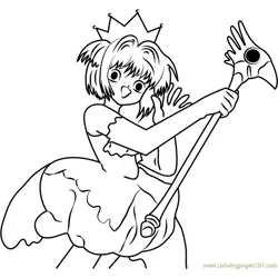 Cardcaptor Free Coloring Page for Kids