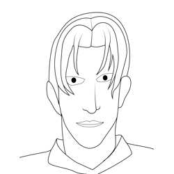Beck Wallese Death Note Free Coloring Page for Kids