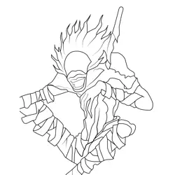 Deridovely Death Note Free Coloring Page for Kids