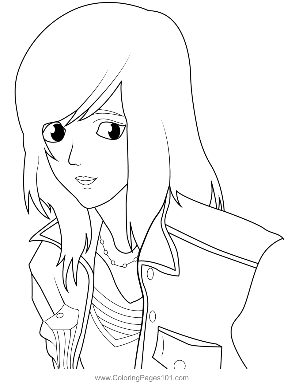 Sayu Yagami Death Note Coloring Page for Kids - Free Death Note