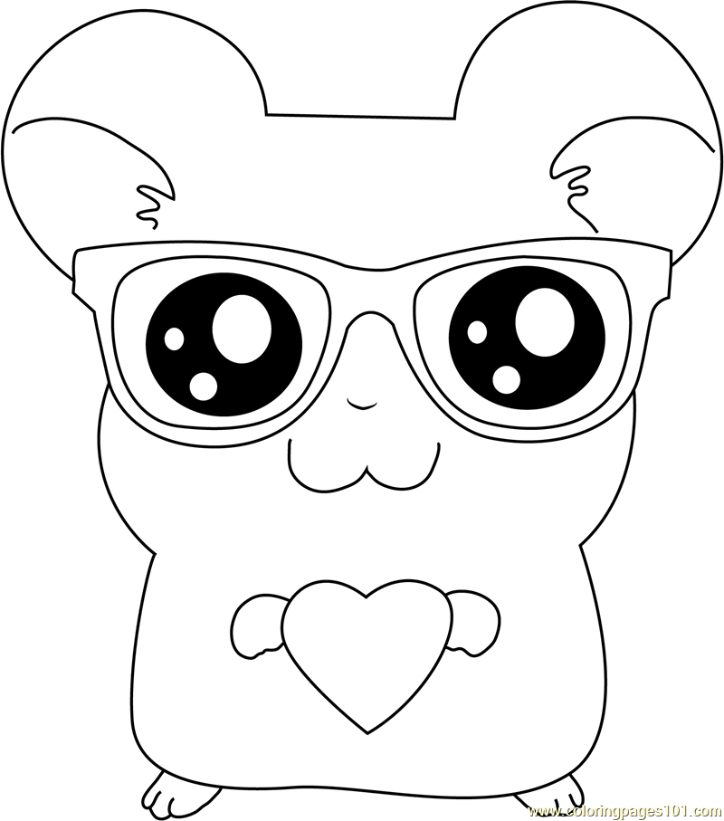 Animals With Sunglasses Coloring Pages