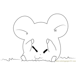 Hamtaro by Flavia Free Coloring Page for Kids