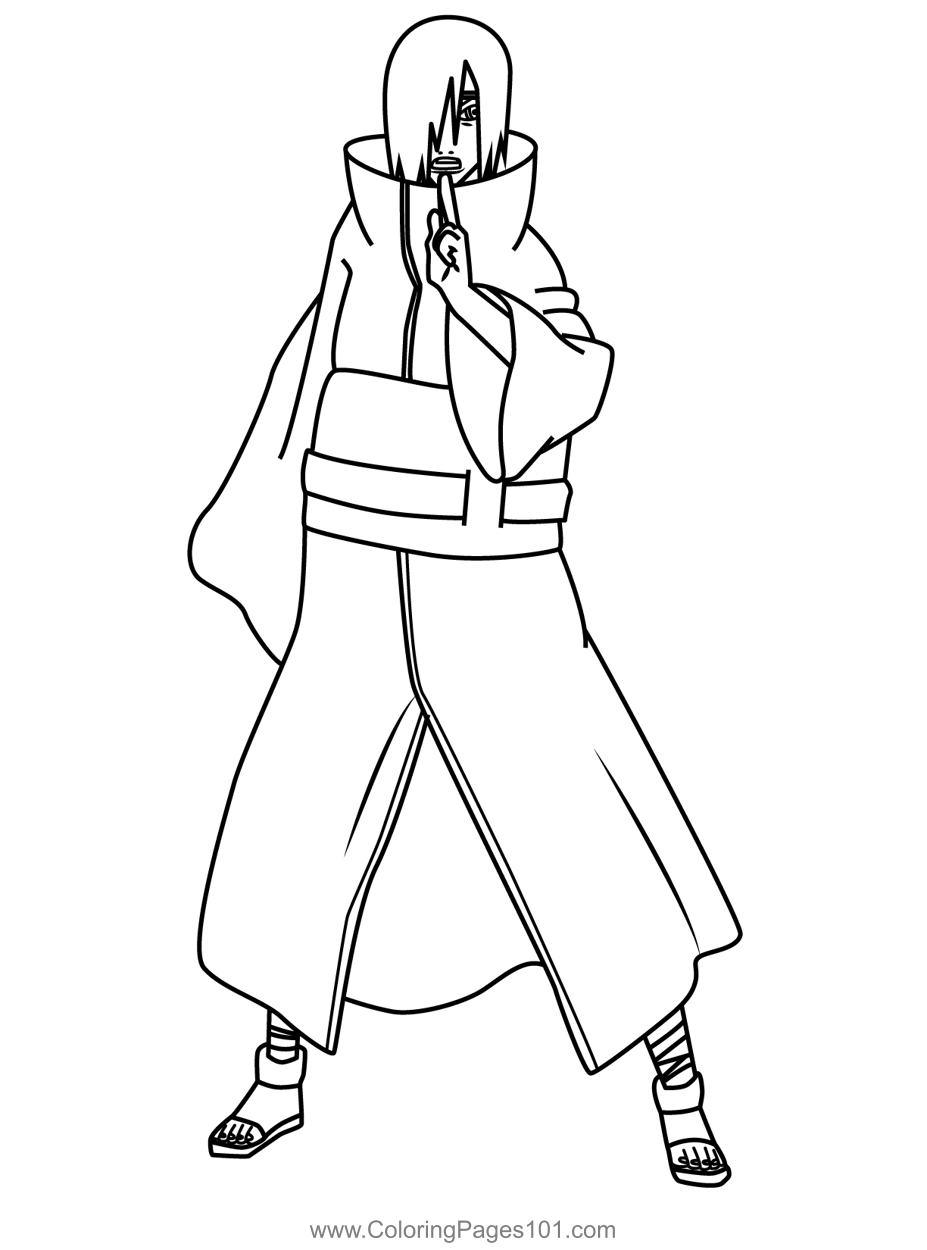 90 Collections Naruto Coloring Pages Itachi  Latest