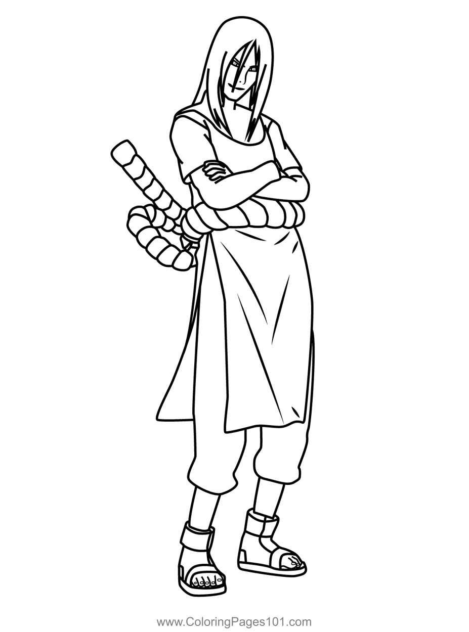 orochimaru naruto coloring page for kids free naruto printable coloring pages online for kids coloringpages101 com coloring pages for kids