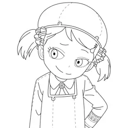 Becky Blackbell Spy x Family Free Coloring Page for Kids