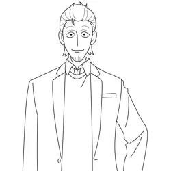 Dominic Spy x Family Free Coloring Page for Kids